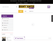 Tablet Screenshot of bountyhunterdeals.com